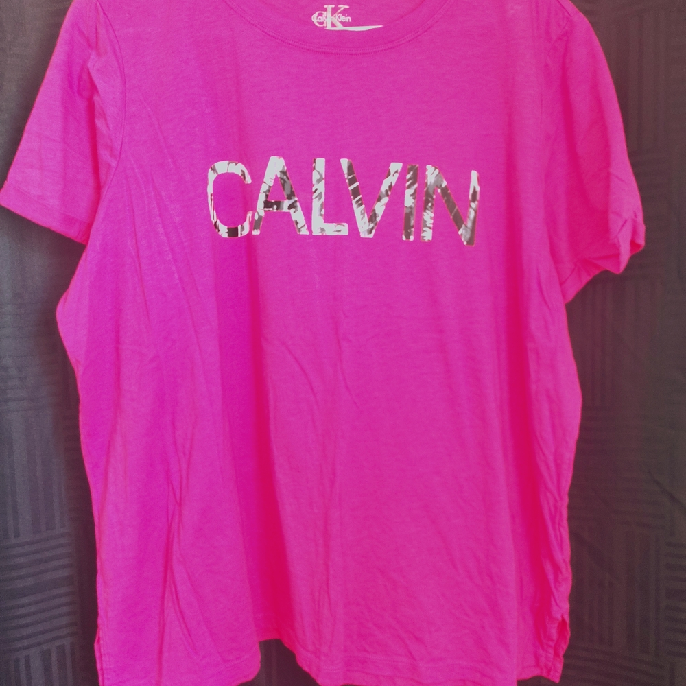 Calvin Klein Pink Short Sleeve Tee
